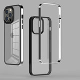 Luxury Plating Transparent Silicone Case for iPhone 14 13 series