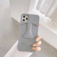 Stone Statue Cartoon Soft Silicon Phone Case for iPhone 11 Series