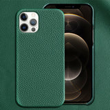 New Luxury Genuine Leather Phone Case for iPhone 13 12 Series