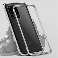 Metal Frame Luminous Shockproof Aluminum Bumper Protect Cover for Samsung S20 Series