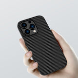 Carbon Fiber Texture PU Leather Soft Full Case for iPhone 13 12 11 Pro Max Mini