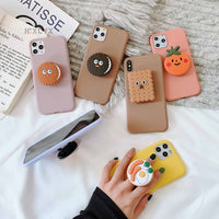 3D Cute Cartoon Oreo Cookies Soft Case Holder Cover for iPhone 11 Pro Max X XR XS  Samsung S8 S9 S10 Note