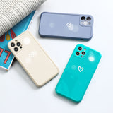 Heart Flowers Soft TPU Silicone Case For iPhone 12 11 Series