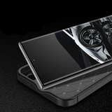 Luxury Business Ultra Thin Carbon Fiber TPU Silicone Edge Shockproof Case for Samsung Galaxy S23 Ultra Plus