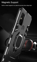 Shockproof Armor Magnetic Car Ring Stand Holder Cases For Samsung Galaxy S21 Ultra Plus