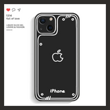 Comic Lines Silicone Case for iPhone 13 12 11 Pro Max