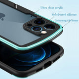 Anti drop Silicone Transparent Protective Phone Case for iPhone 12 11 XS Series