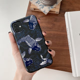 Koi Fish Soft Rubber Protective Case For iPhone 12 11 Series