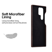 Genuine Leather Case for Samsung Galaxy S22 Ultra Plus