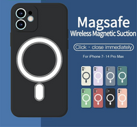 Magsafe Magnetic Charging Liquid Silicone Case for iPhone 14 13 12 Pro Max