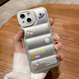 Down Jacket Astronaut Silicone Soft Case for iPhone 13 12 11 Pro Max