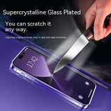 Metal Double Sided Glass Case For iPhone 14 13 12 series