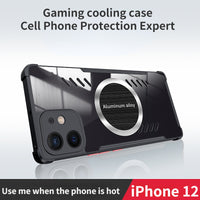 Graphene Breathable Cooling Case for iPhone 13 12 11 Pro Max Mini