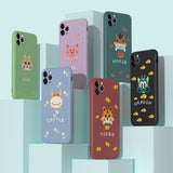 12 Zodiac Liquid Soft Silicone Slim Shockproof Case for iPhone 11 Series