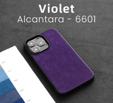 Alcantara Artificial Leather Case For iPhone 14 13 12 series