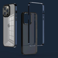 Luxury Plating Transparent Silicone Case for iPhone 14 13 series