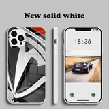 Super Electric Car Tempered Glass Case For iPhone 14 13 12 series