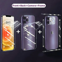 Full Body Hydrogel Film Screen Protector Camera Lens for iPhone 14 13 12 series