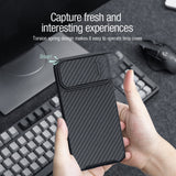 Carbon Fiber Slide Camera Protection Case for iPhone 14 13 series