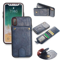 Brand New Design Flip Leather Back Case for iphone X 8 7 6