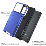 Luxury Slim Shockproof Wallet Case Heavy Duty Protection For Samsung S20 Series
