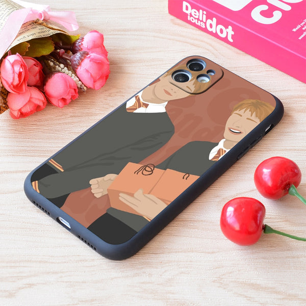 Weasley Twins Print Soft Matt Cartoon Phone Case for iPhone 12 & iPhone 11 Series