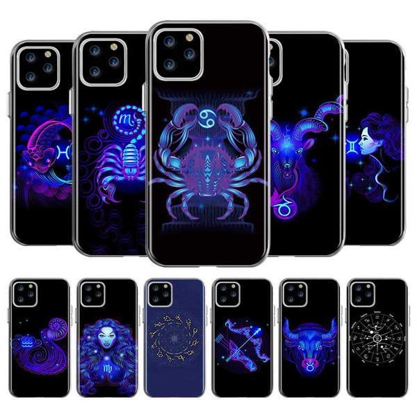 The Zodiac Signs Soft Silicone TPU Transparent Phone Case for Apple iPhone 11 Pro Max 1