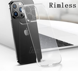 MagSafe Acrylic Full Camera Lens Protection Rimless Borderless Matte Case For iPhone 15 series