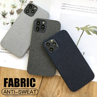 Luxury Fabric Soft Back Cover For iPhone 13 12 11 Series