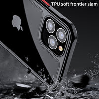 Tempered Shockproof Full Lens Protection Clear Case For iPhone 13 12 11 Series