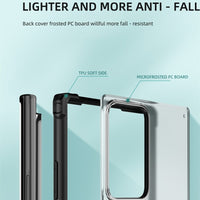 Silicone PC Hybrid Matte Transparent Shockproof Armor Cover Case for Samsung Note 20 Ultra | Note 20