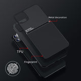 Car Holder Shockproof PU Leather Case For Apple iPhone 13 12 11 Series