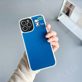 Cute Cartoon Shockproof Silicone Phone Case For iPhone 12 11 Series