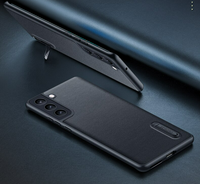 Luxury Leather Bracket Case For Samsung Galaxy S22 Ultra Plus