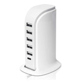 6 Port USB Charger Universal Charging Station