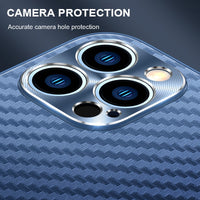 Luxury Carbon Fiber Ultra Thin Soft Silicone Frame Shockproof Case For iPhone 13 12 11 series