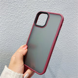 Shockproof Bumper Camera Protection Hard Matte Case for iPhone 13 12 11 Pro Max Mini