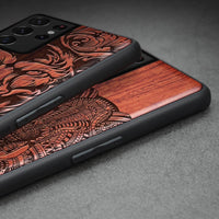 Carveit 3D Carved Wooden Case For Samsung Galaxy S21 Ultra Plus