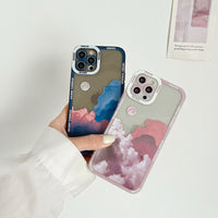 Sunset Clouds Pattern Camera Lens Protector Shockproof Case for iPhone 13 12 11 Series