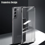 Ultra Thin Transparent Frameless Phone Case for Samsung S21 S20 Note 20 Series