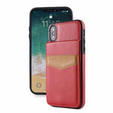 Vertical Leather Flip Case For iPhone X 8 7 6 Plus