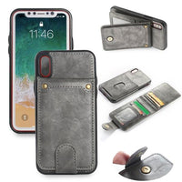 Brand New Design Flip Leather Back Case for iphone X 8 7 6