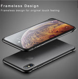 Frameless Design With Ring Phone Case For iPhone 11 11 Pro 11 Pro Max X XR XS Max 7 8 Plus