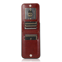 2021 NEW Vertical Leather Flip Cover Card Holder Case For iPhone 13 12 11 Series