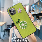 Luxury Embroidery 3D Fashion Soft Silicone Case For iPhone 11 Series