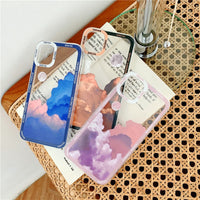 Sunset Clouds Pattern Camera Lens Protector Shockproof Case for iPhone 13 12 11 Series