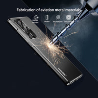 Magnetic Metal Lens Protection Case for Samsung Galaxy S21 S22 Ultra Plus