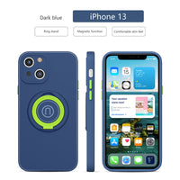 Luxury Shockproof Camera Protector Magnetic Ring Bracket Holde Case For iPhone 13 12 11 Series