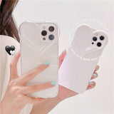 Ins 3D Stereo Love Heart Camera Girly Clear Case for iPhone 12 11 Series