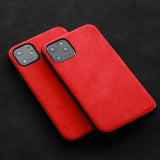 Luxury Artificial Leather Business TPU Phone Case for iPhone 11 Series
